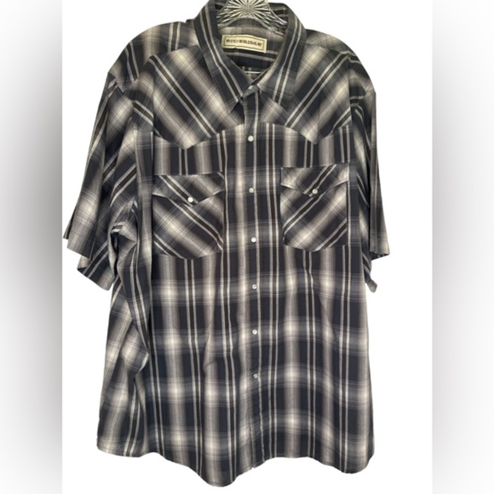 Bit‎ & Bridle Men’s 3XL Snap Short Sleeve Shirt